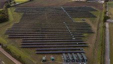 Clayhill solar farm generates enough energy annually to power 2,500 homes. Image: Anesco